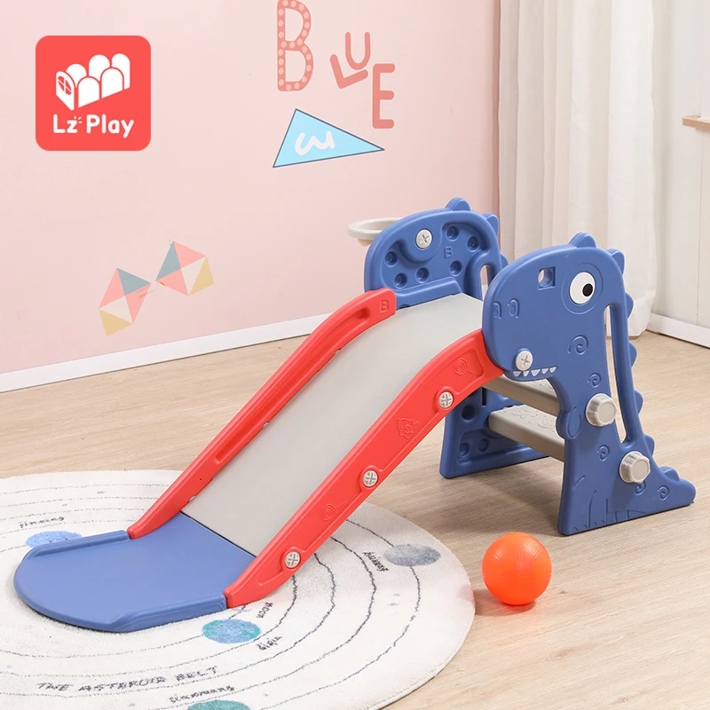 

Lzplay 1 MOQ Factory Direct Sales E-commerce Hot Sell C-HT068 Kids slides, Blue/yellow/pink/red/customizable colors