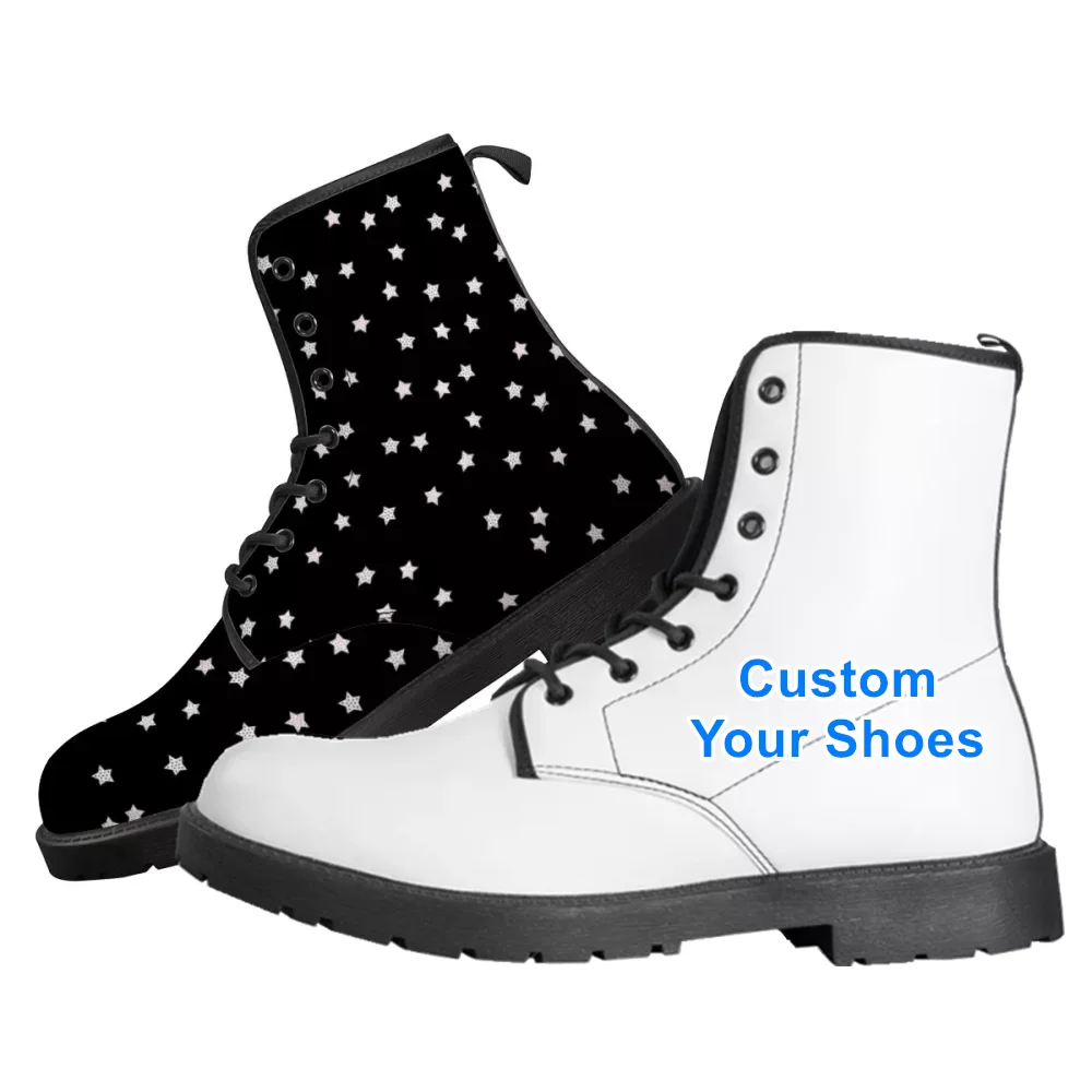 

FORUDESIGNS High Quality Fashion Blank Custom Sublimation Printed Men Designer Class A Brand Shoes Leather Boots With Logo Charm, Customized colors
