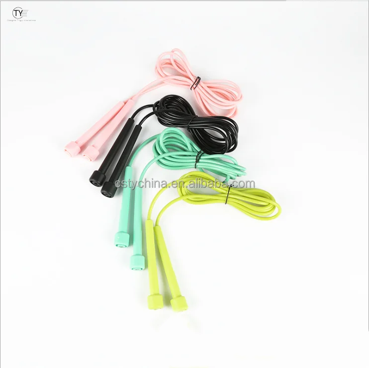 

OEM PVC Adjustable Jump Rope Nonslip Handle Skipping Rope Fitness Skip Jump Rope, Customized