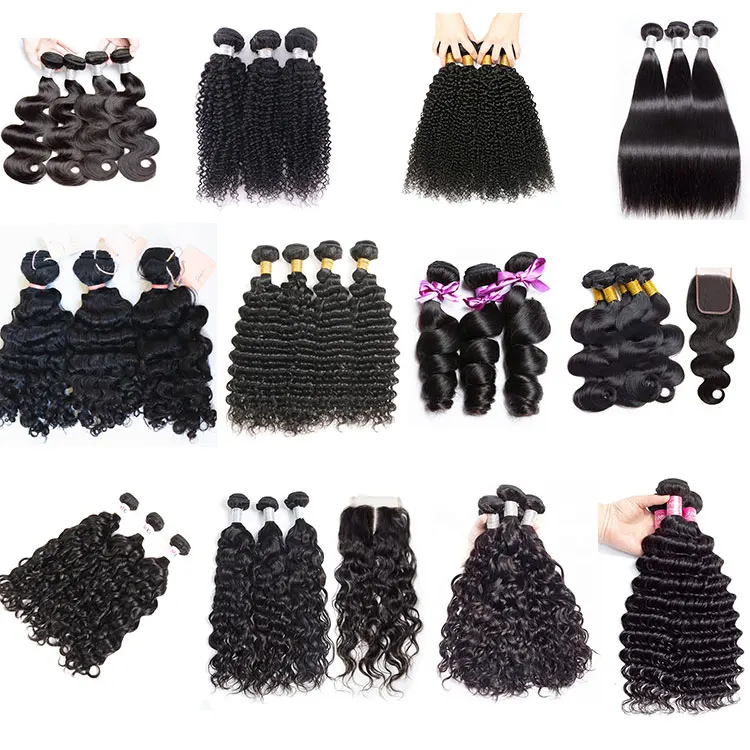 

Raw virgin brazilian cuticle aligned hair vendor straight human hair bundles with closure frontal extensions