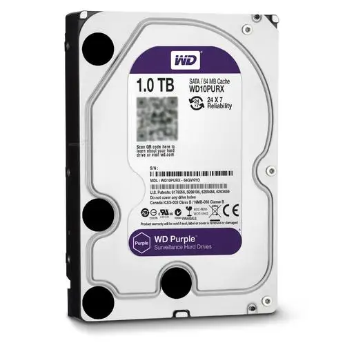 

Purple HDD 1TB 2TB 3TB 4TB 6TB 8TB SATA 3.5" Hard Drive Disk for cctv Camera AHD DVR IP NVR Purple HDD
