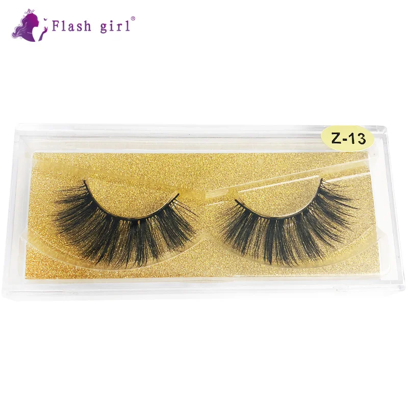 

Wholesale Hot Z 13 1pairs wispy and natural Full Strip Thick false Eyelashes, Natural black mink eyelashes