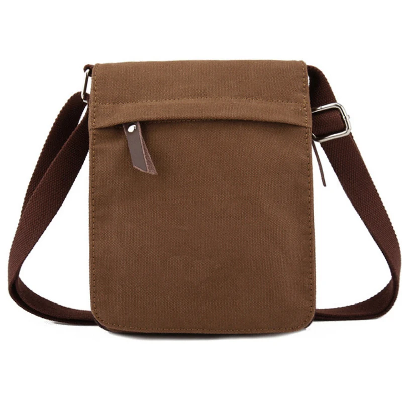 product-Hot sell New Canvas Bags Men Messenger Bags Vintage Mens Shoulder Crossbody Bags Man CoffeeG