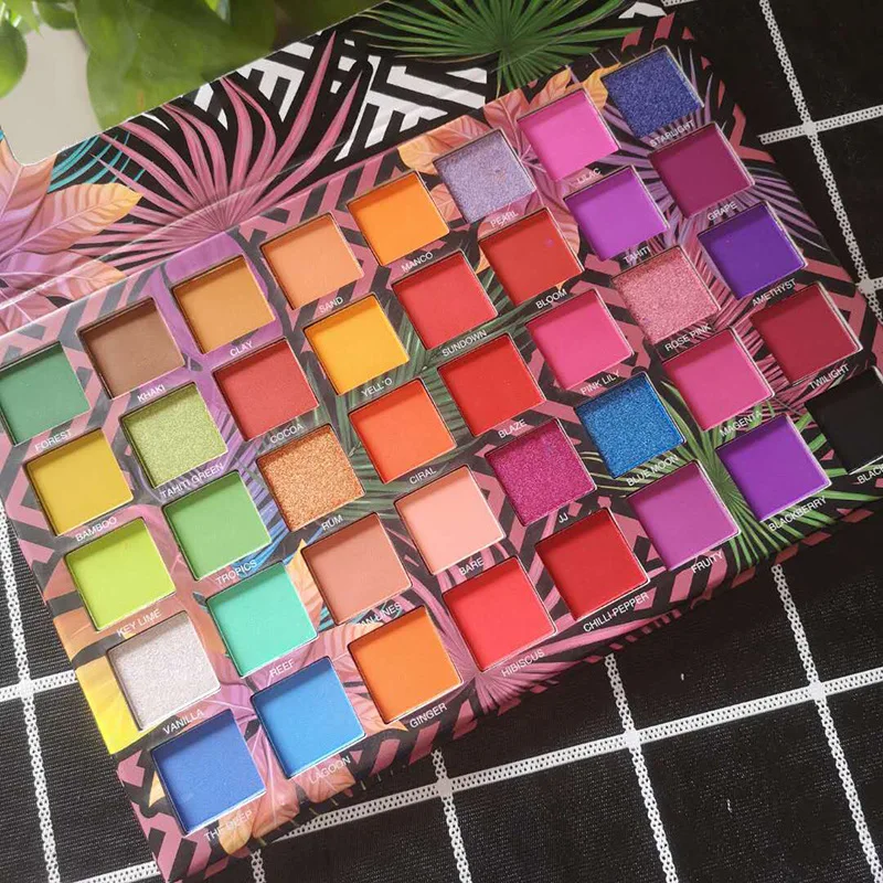 

European and American color make-up plate 40 color eye shadow pearl matte eye shadow