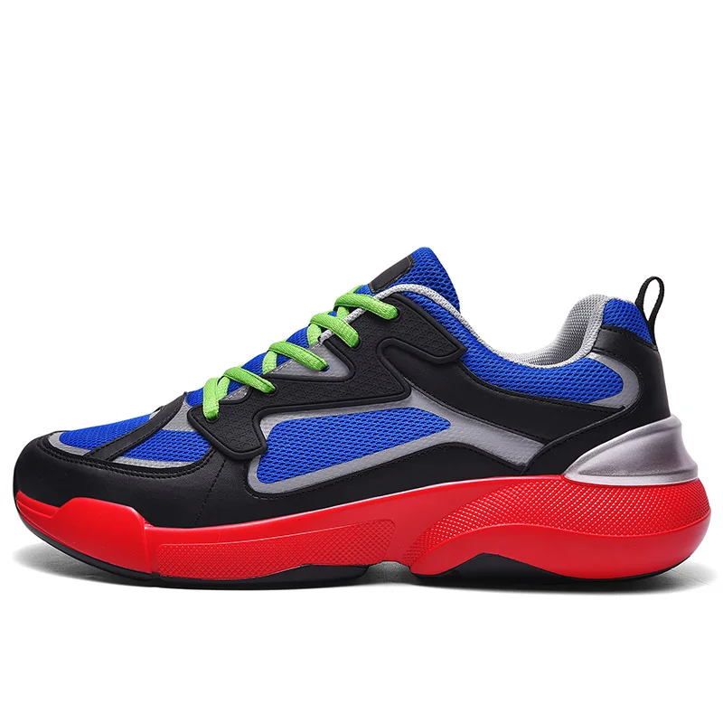 

Fashion Style in stock wholesales big size custom brand mesh trail running shoes men