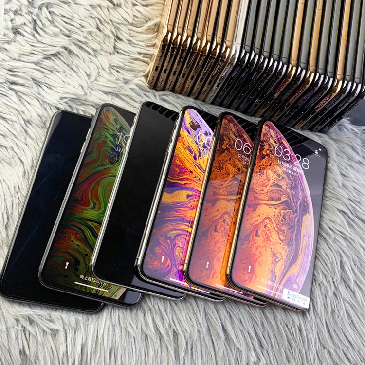 

ZC 100% Original 99 New unlcoked used Mobile Phone For iPhone Xs Max 64GB 256GB 512GB(3 months warranty)