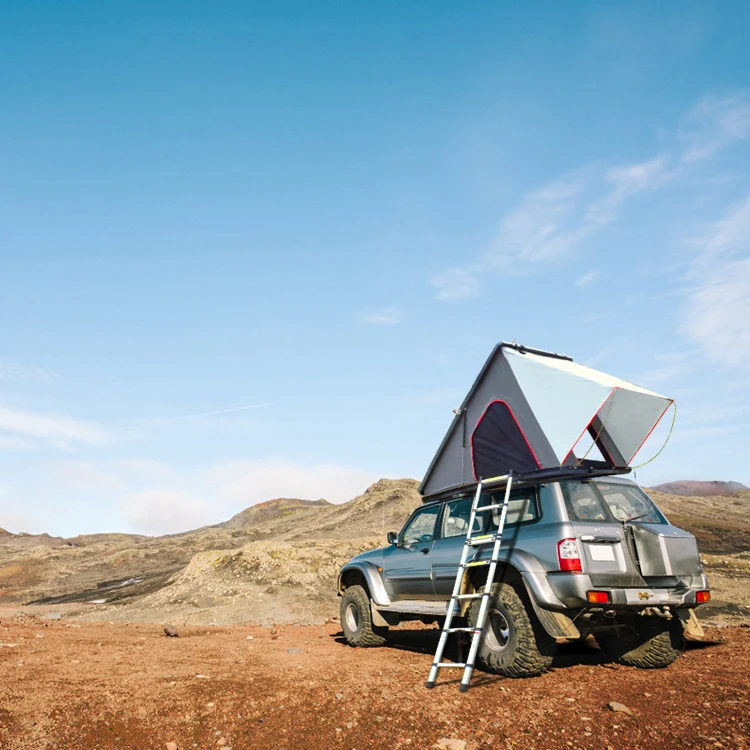 

2021 Hot selling WILDSROF Diagonal Bracing Type car tent outdoor car tents camping roof top camping car tent, Black and white