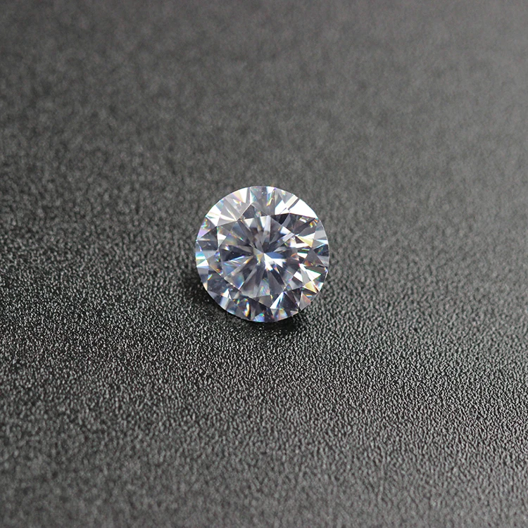 

D color 8.0mm round shape moissanite loose moissanite diamond VVS excellent cut moissanite loose stone