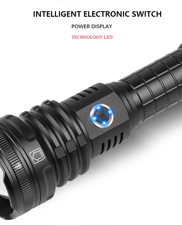 New High Power Led 90000 Lumens Xhp90 Flashlight Super Bright