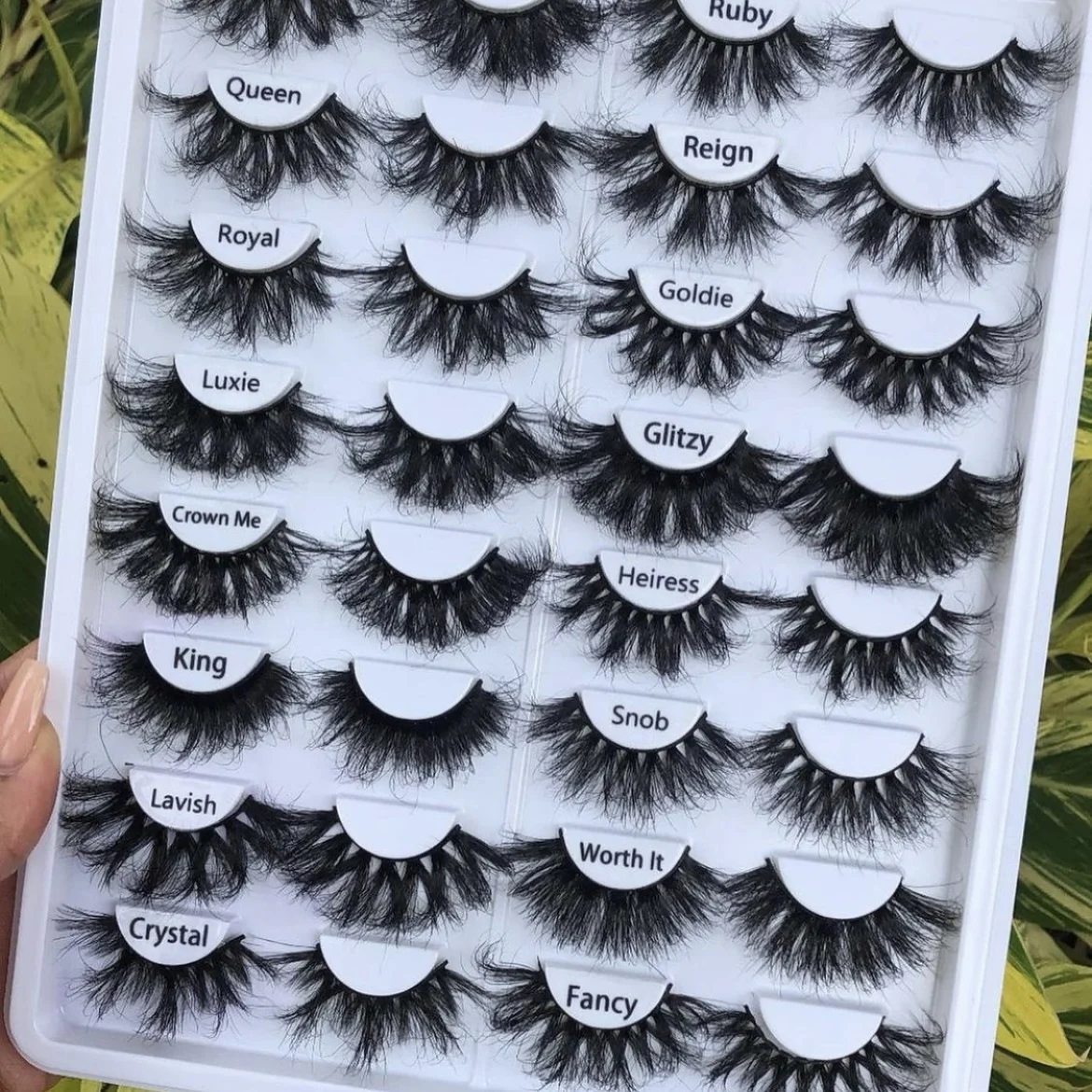 

Best selling false eyelash synthetic lashes 25 mm faux 5d and 3d mink silk eyelashes vendor eyelash book
