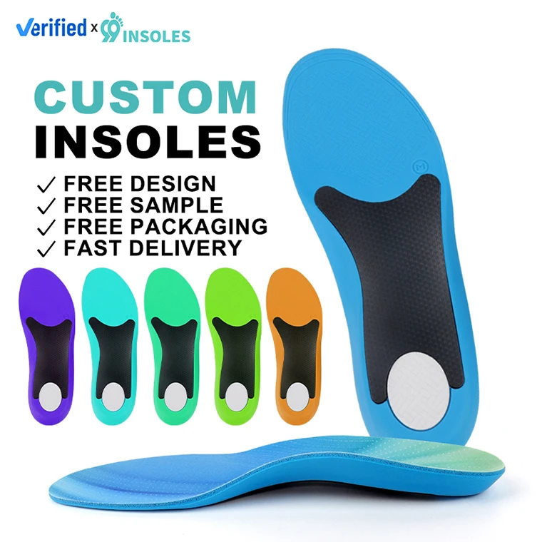 99insole Healthy Sports Comfortable Soft Polyurethane Shock Absorbing Diabetic Soft Sport Orthotic Insole