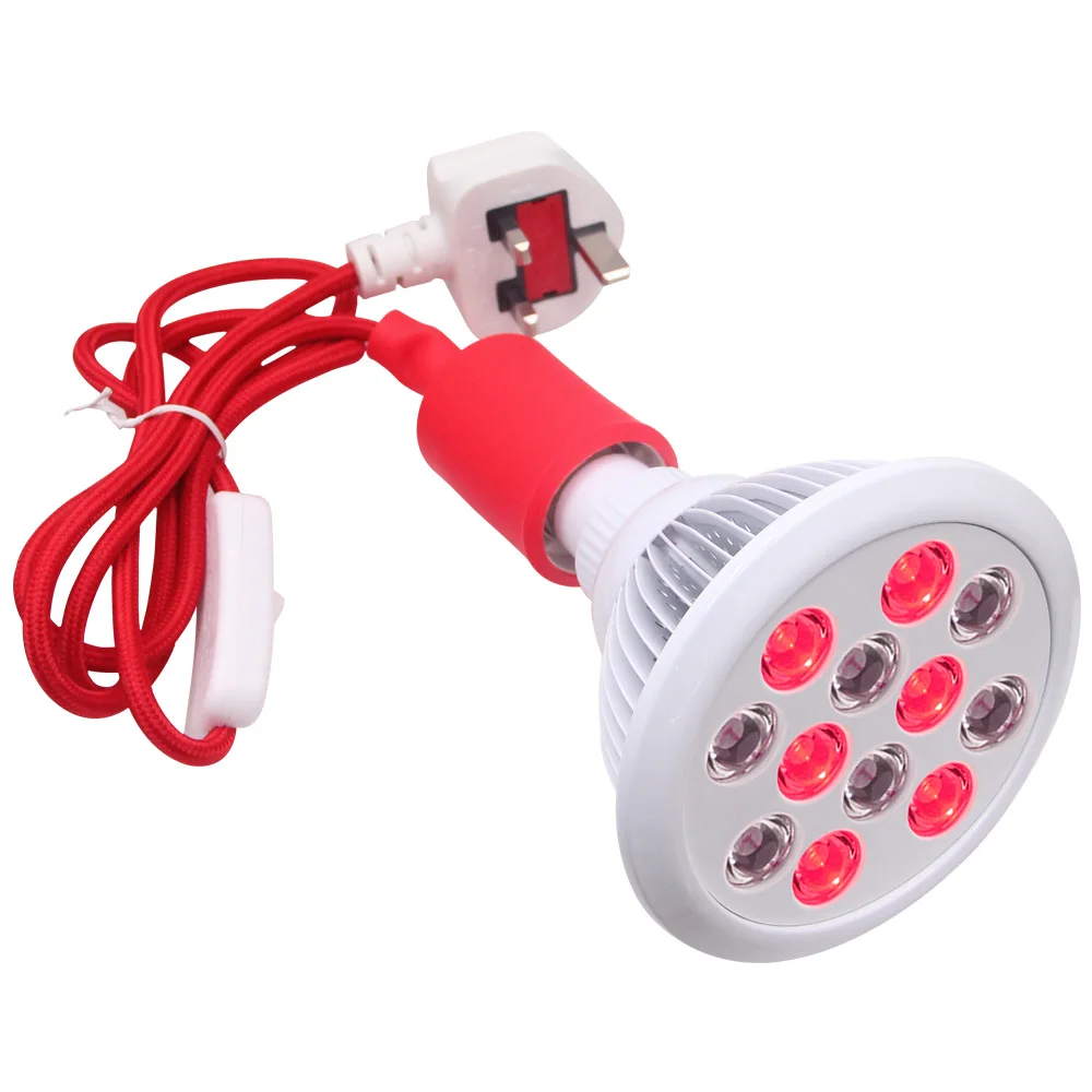 

Red Light Therapy Bulb Near Infrared Device 660nm 850nm 24W LED Light Therapy Lamp for Skin Beauty
