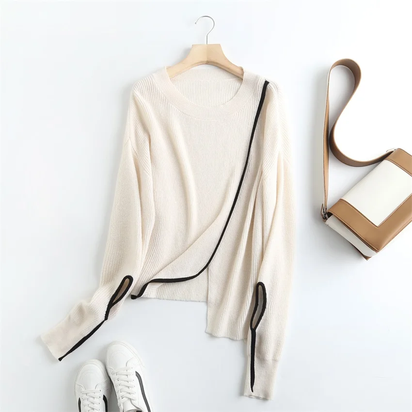 

Factory Supply Knitted 100% Wool Anti-Pilling Wool Sweater for Business Office and Daily Life