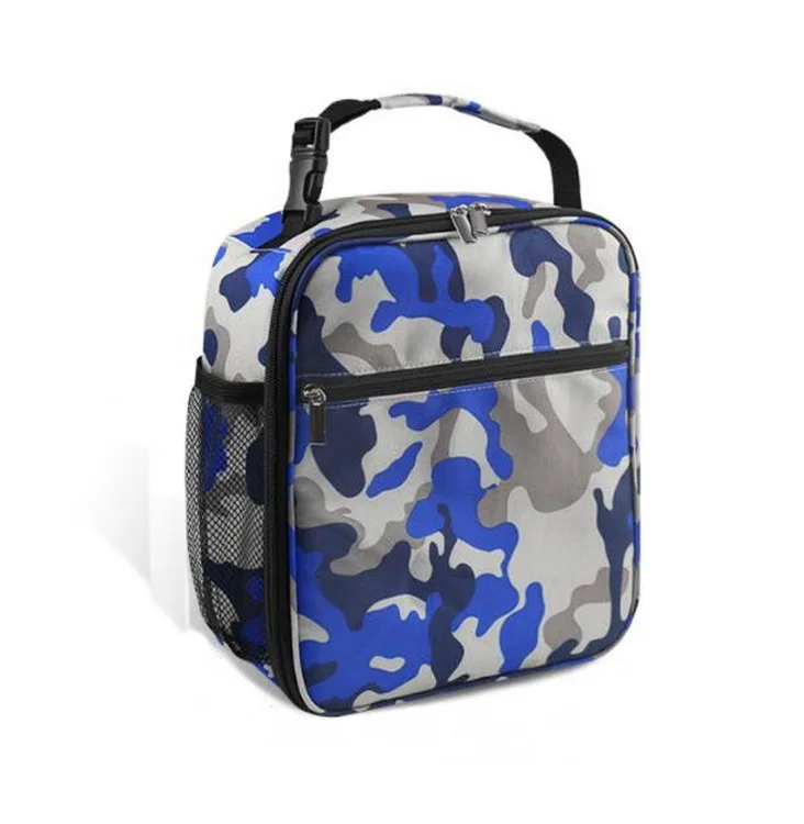 

Portable Leakproof Aluminium Foil Thermal Lunch Bag Box Folding Tote Food Delivery Insulated Cooler Bag, Camouflage/army/floral