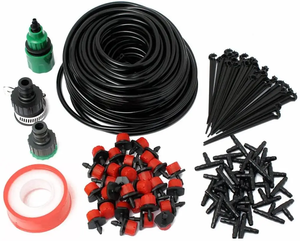 

30 drip heads spray Irrigation kit Greenhouse Garden Watering kit Irrigation system