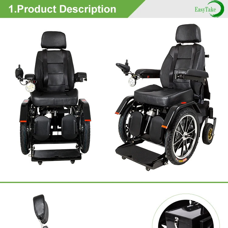 Cheap Motorized Power Lying and Standing up Wheelchair for Disabled