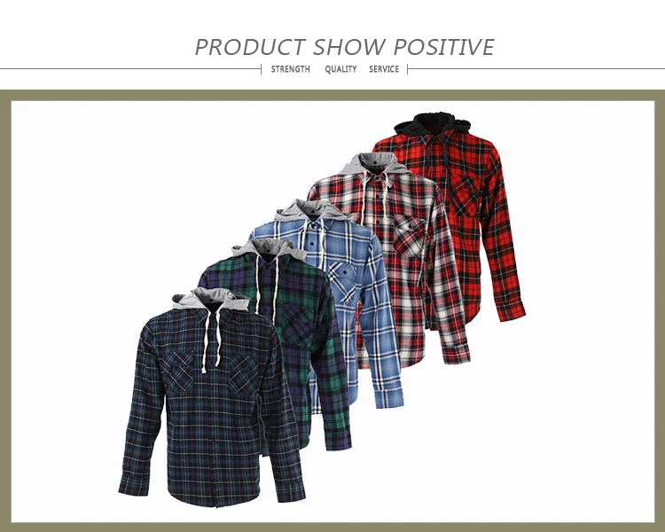 Color Optional Casual 100% Cotton Long Sleeve Wholesale Check