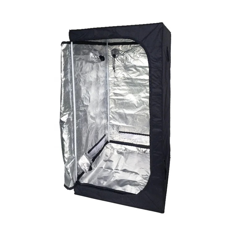 

120x120x200 high Reflective 600D indoor hydroponic grow tent, Black