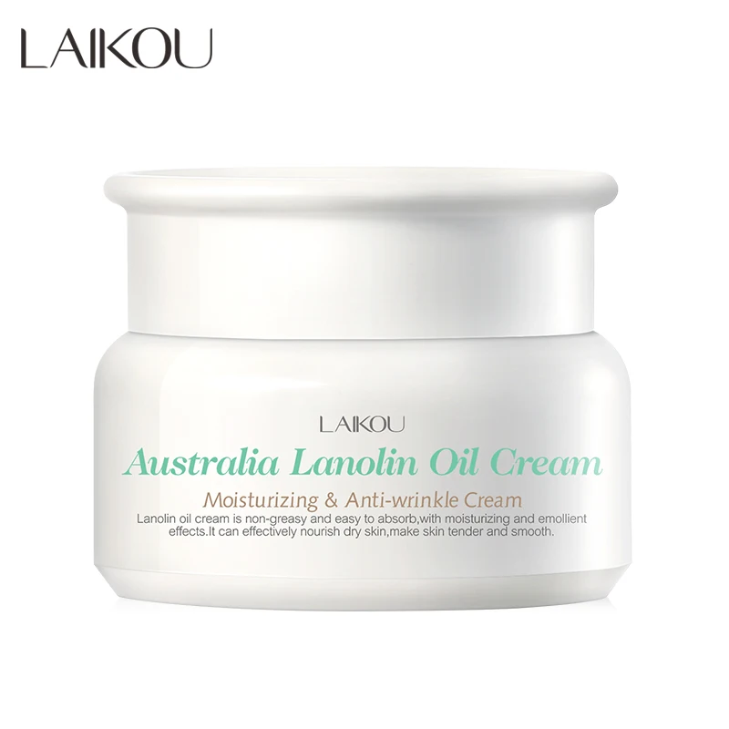 

Indonesia free shipping LAIKOU 35g lanolin oil face cream anti-wrinkle moisturizing face cream LAZADA/SHOPEE