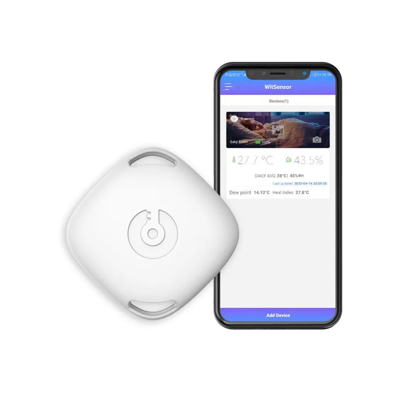 

Temperature Sensor BLE5.0 Temperature And Humidity Sensor Alarm System Temperature And Humidity Accesorios Inteligentes