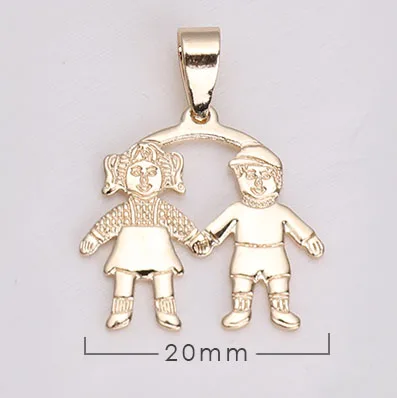 

American Best-selling Fashion Children Kids Baby Charm Pendant Boy Gilr Jewelry Necklace