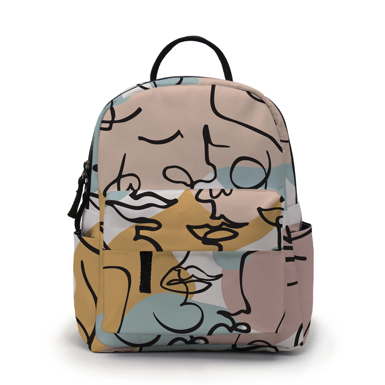 

Wholesale Ladies backpack waterproof printed schoolbag girls backpack, Pink/as the picture show/custom