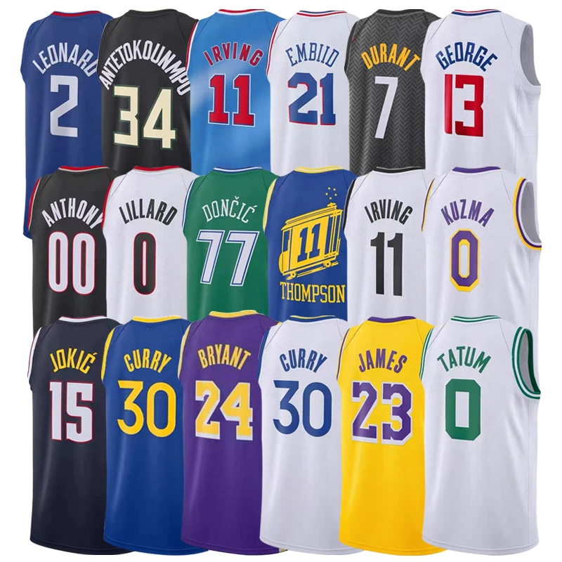 

Basketball Jersey Cheap High Quality Stitched Quick Dry Fashion Basketball clothes, White, purple, green, black, blue