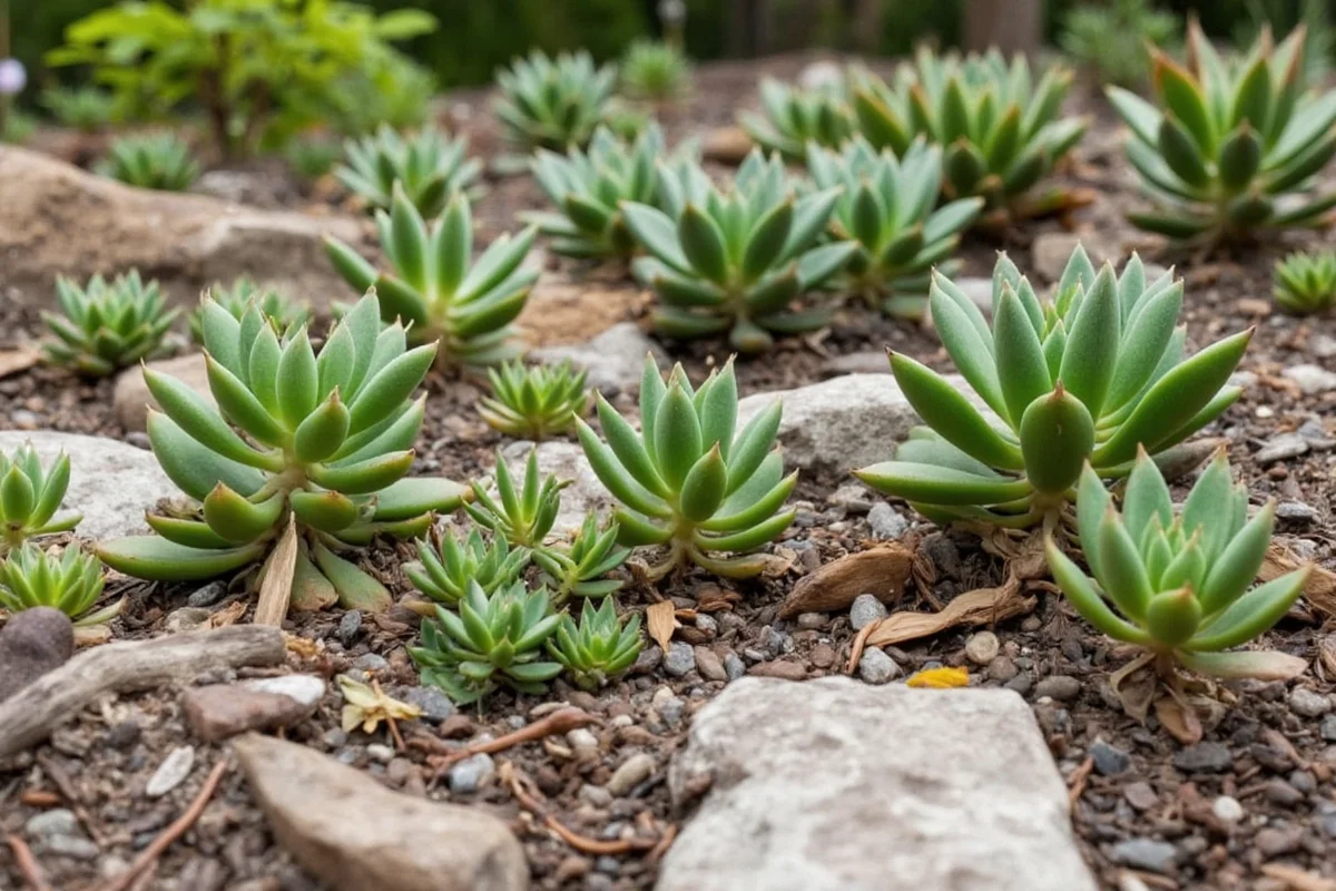 how to plant succulents outdoors