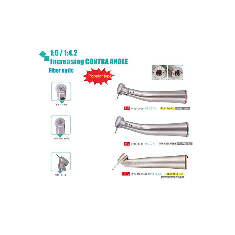 
Dental Handpiece With Maximum Power And Durability Fiber 