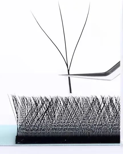 MICC Korea PBT Fibers 3D 4D 5D 6D W shape Eyelash Extensions Volume Pre-made Fans False Eyelashes