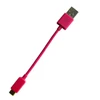 20cm Short Micro USB Cable,5 wire Micro Mini USB Cable,USB Data Sync Cable for smartphone