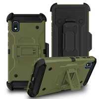 

Hybrid 3 in 1 360 Full Cover Protective Shockproof Defender Phone Case For Samsung Galaxy A10E Holster Belt Clip Back Cover