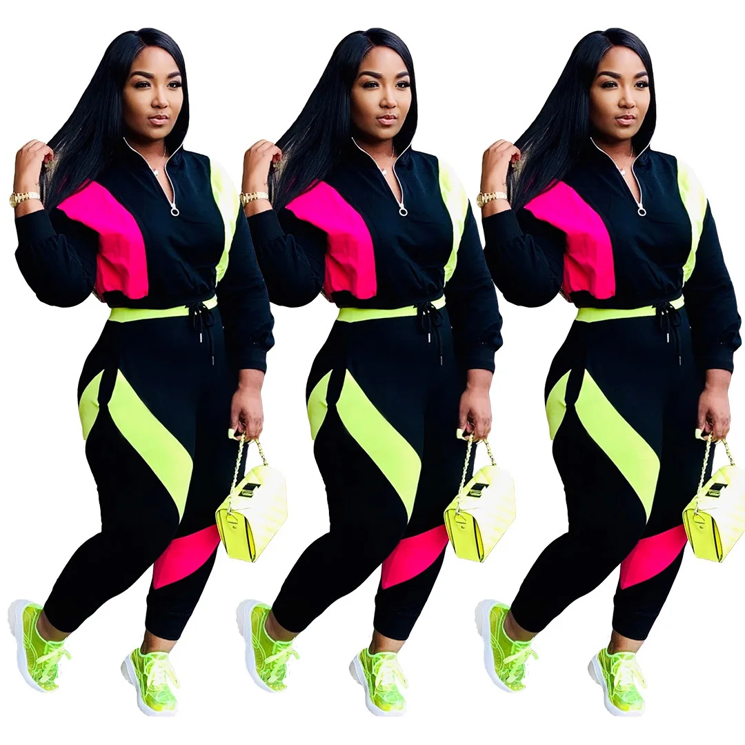 

Womens Two Piece Sets Clothing Camo Printed Tracksuit One Piece Jogging Suit Women Plus Size Two Piece Jogger Set, As pics