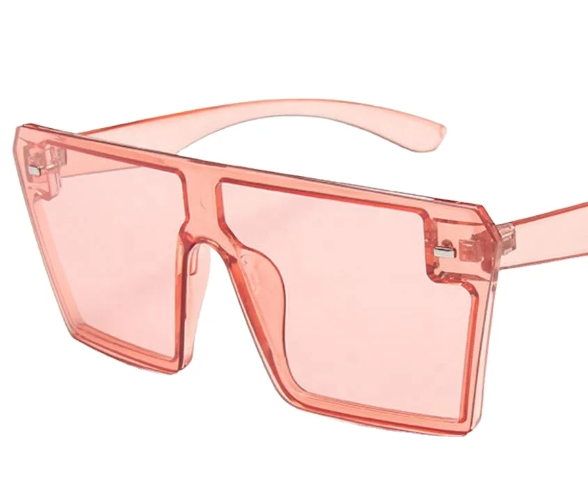 

Fashion Sun Glasses wholesale one piece lens oversized square sunglasses women