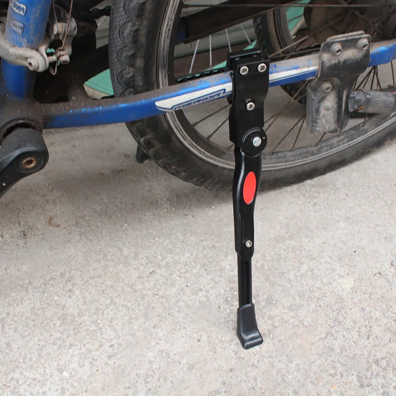

Bike Accessories Kickstand Bicycle Support Adjustable Length Fits Most - Black And White Mountain Bike Adult With Concealed, Black & white & custom