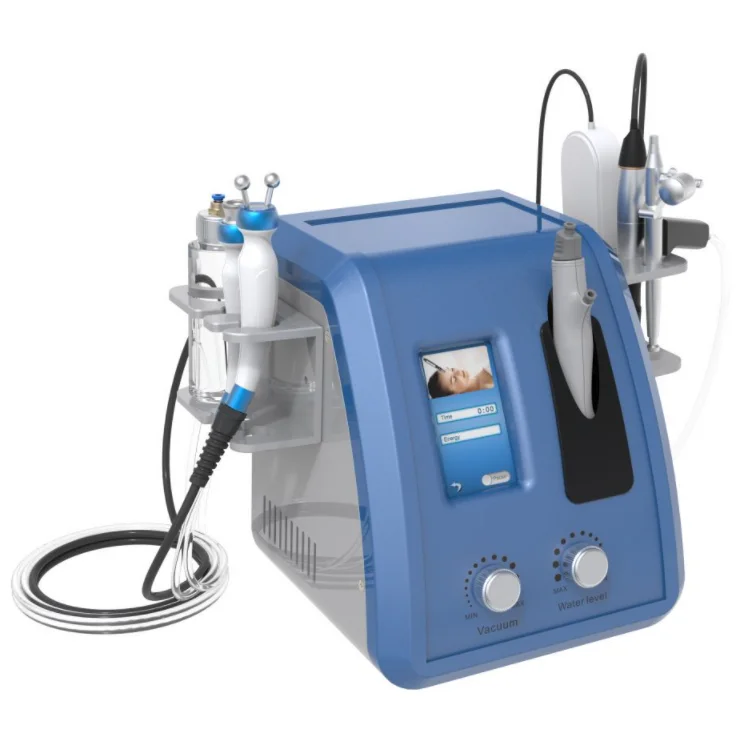 

Niansheng 2020 Newest Deep cleaning Hydro Dermabrasion Peeling Oxygen Spray Hydro Water Skin Care Machine For Beauty Salon, Blue/white