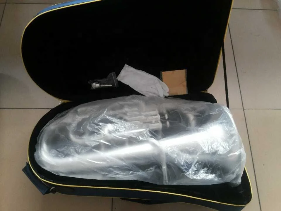 
Accept OEM Gold Lacquer Marching Euphonium 3 Pistons JYMEP1803 