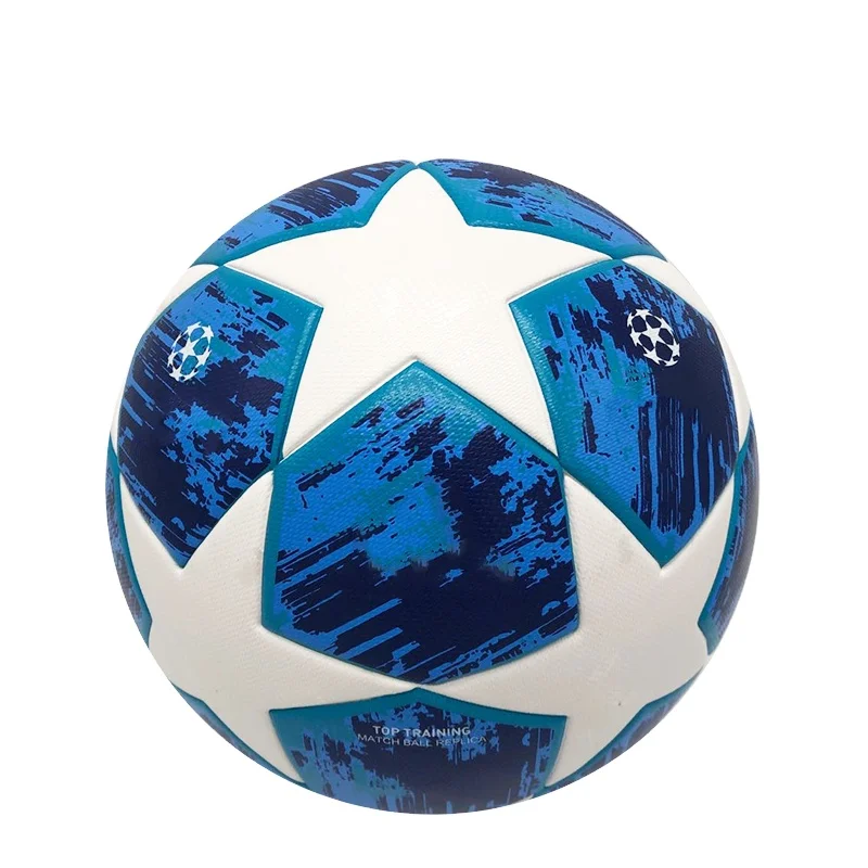 

Soccer Sport Ball Size 5 Gift Custom Pink Football Outdoor Surface Packing Stars pattern, Customize color