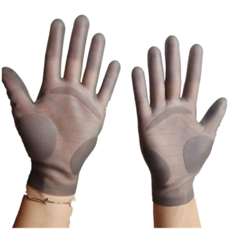 

1551 Kitchen Housework Silicone Gloves Pet Cleaning Insulated Dishwashing Gloves, Photo color