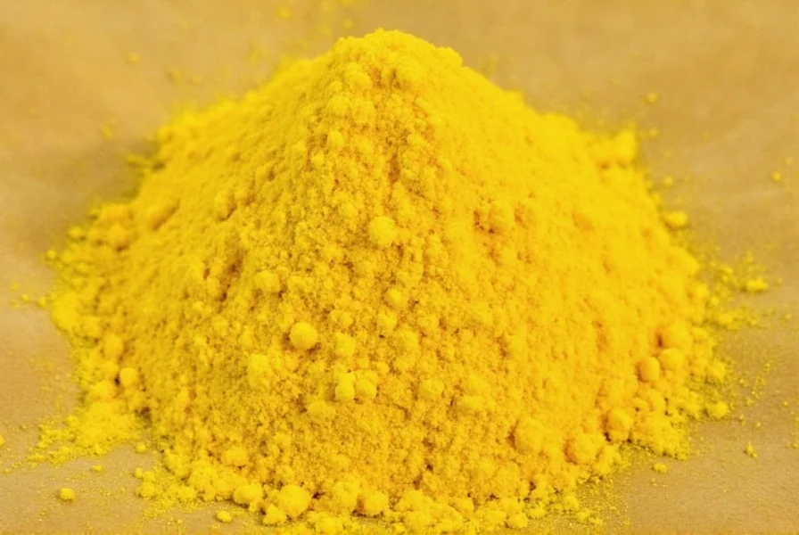 Bowl of vibrant yellow curry served over rice