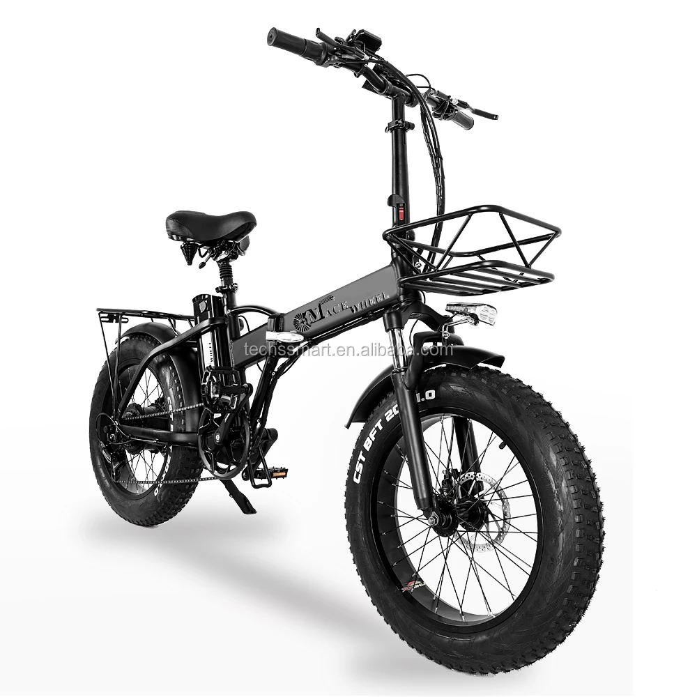 

EU stock Powerful folding electric bicycle 750W free shipping snow ebike