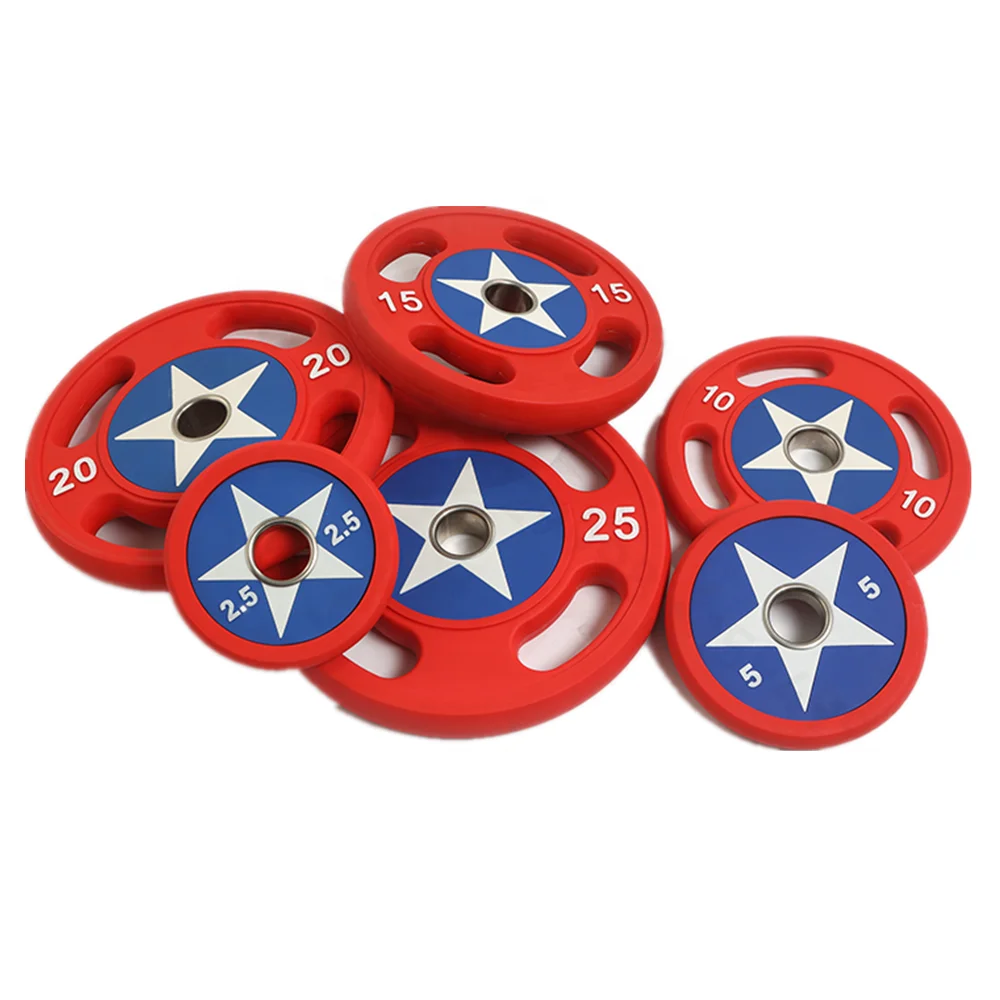

Whole sale gym weight plate, Red+white