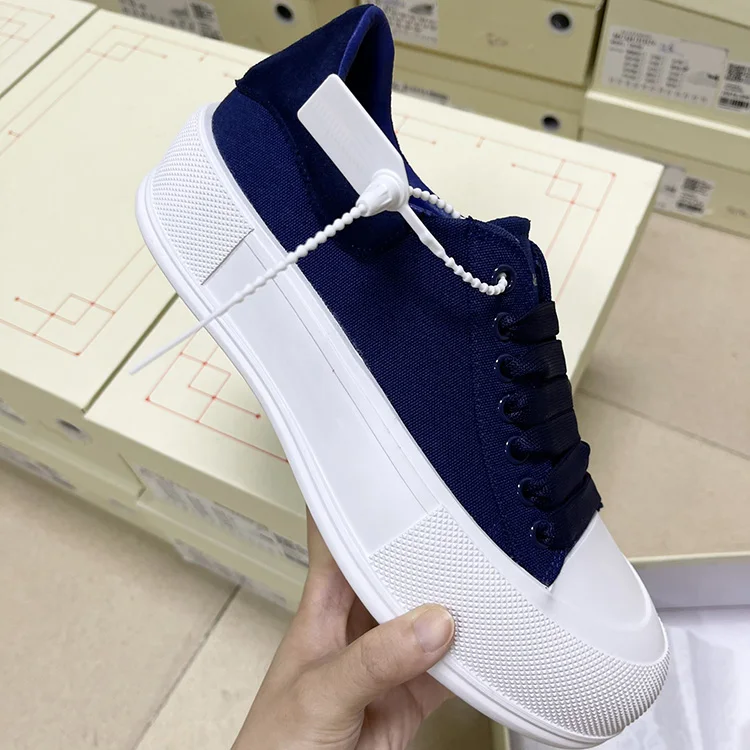 

New Designer Women Alexandree Mcqueens canvas Tenis causal shoes Low-top mc Sport Sneakers, Customer's request