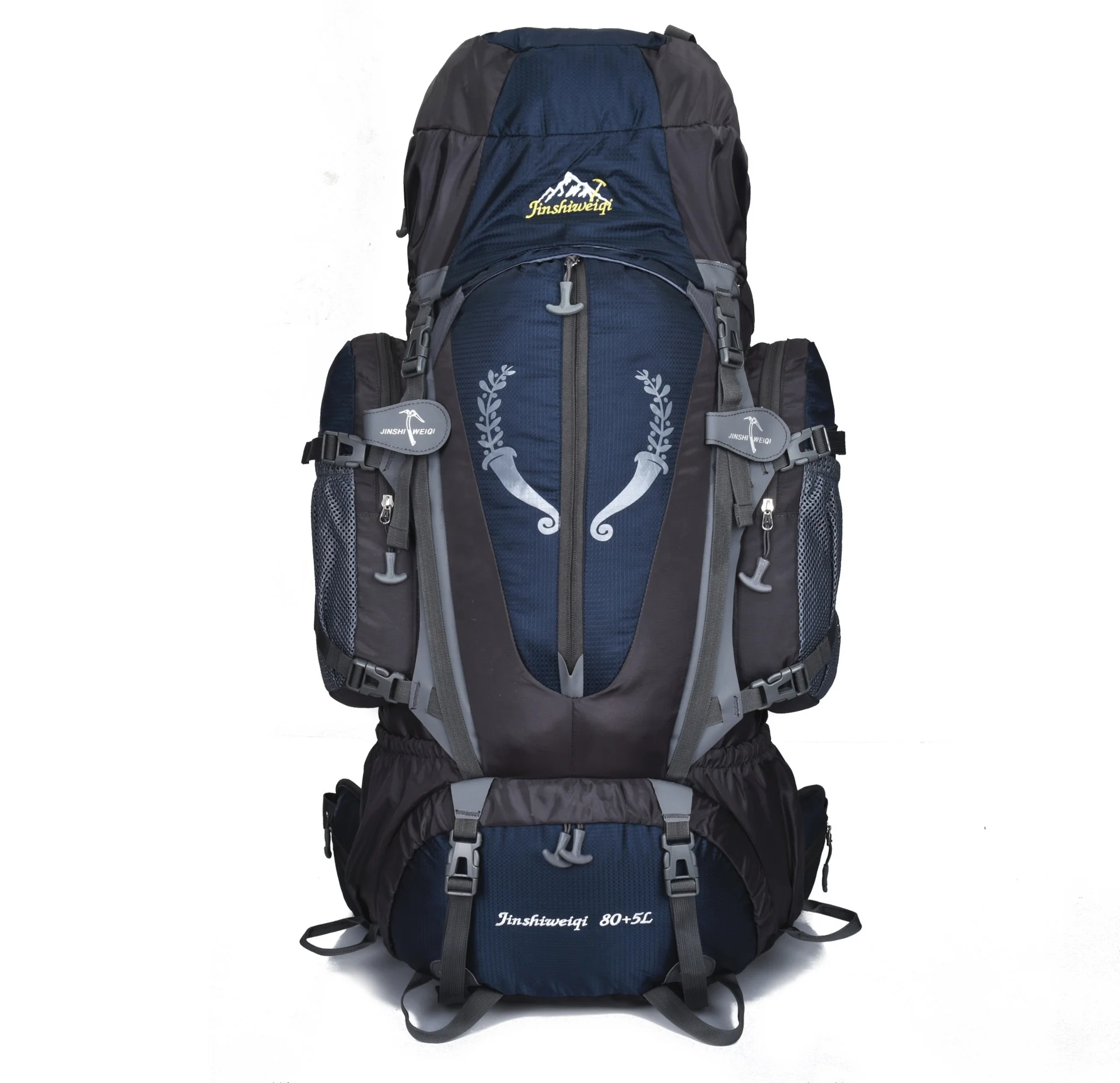 

New arrival 85L travelling ergonomic nylon water resistant laptop backpack hiking backpacks, Customized