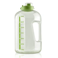

Dishwasher Safe One Gallon Leak-Proof Drinking Water Jug Bottle with Time Marker
