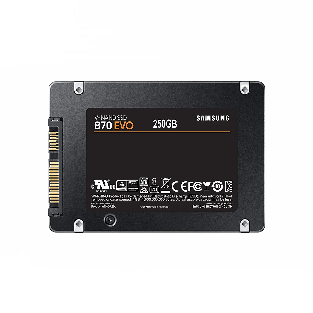 

MZ-77E250B/AM S AMSUNG 870 EVO Series 2.5" 250GB SATA III V-NAND Internal Solid State Drive