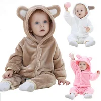 

Winter Animal Unisex Toddler Fleece Velvet Romper Baby Clothes