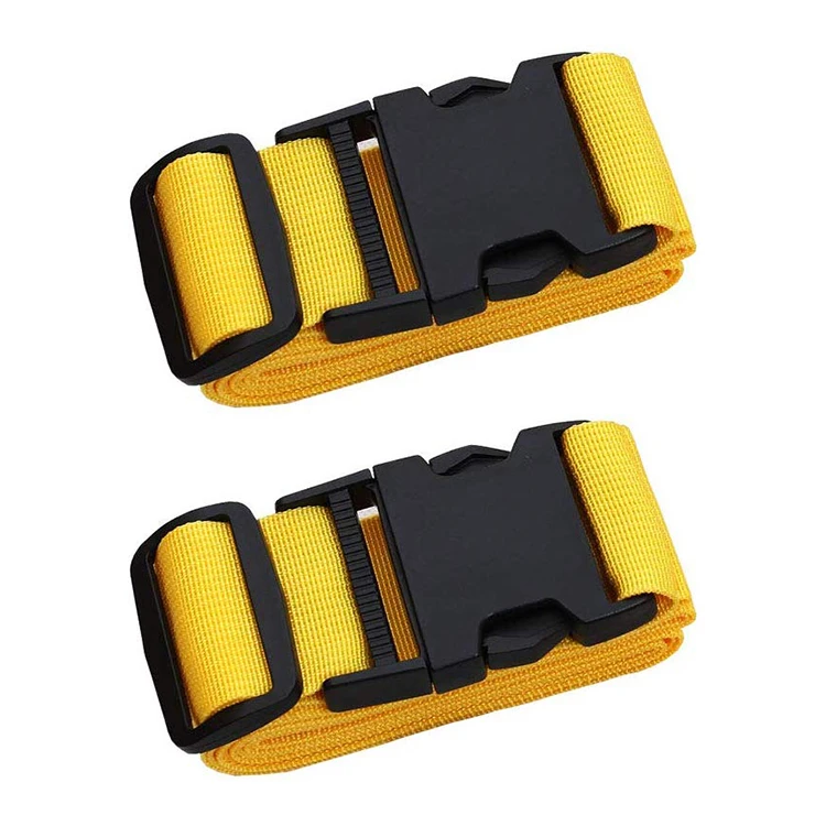 
Custom logo Adjustable Travel Bag Straps Suitcase Luggage Belt Straps with TSA Lock 