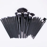 

HaoKey High Quality Professional Custom 32 Brochas Maquillaje Make Up Brushes Belt New Magnet Private Label Set Makeup Brush