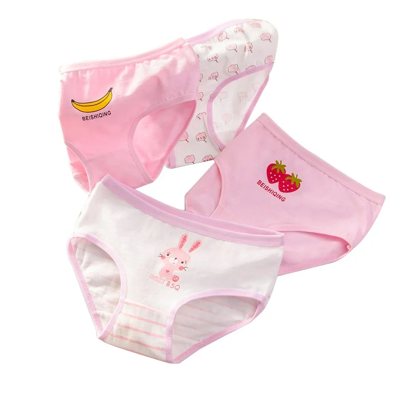 

Pink Color Golden Color Cotton Girls Underwear kids underwear